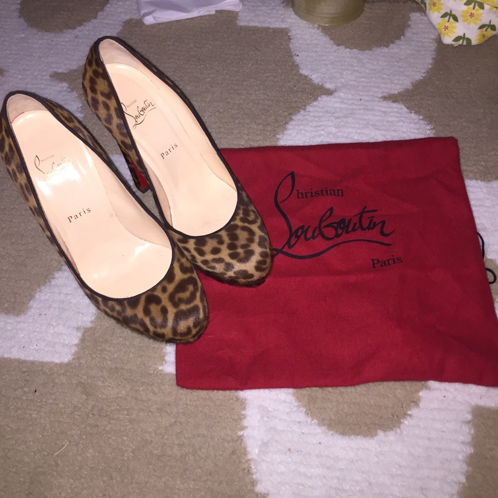 Christian Louboutin Leopard Print Women's Shoes